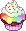 rainbow cupcake