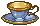 blue teacup