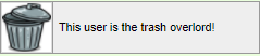 this user is the trash overlord